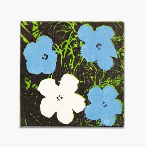 Original Andy Warhol "Flowers" tavla från 1964 stulen i Stockholm